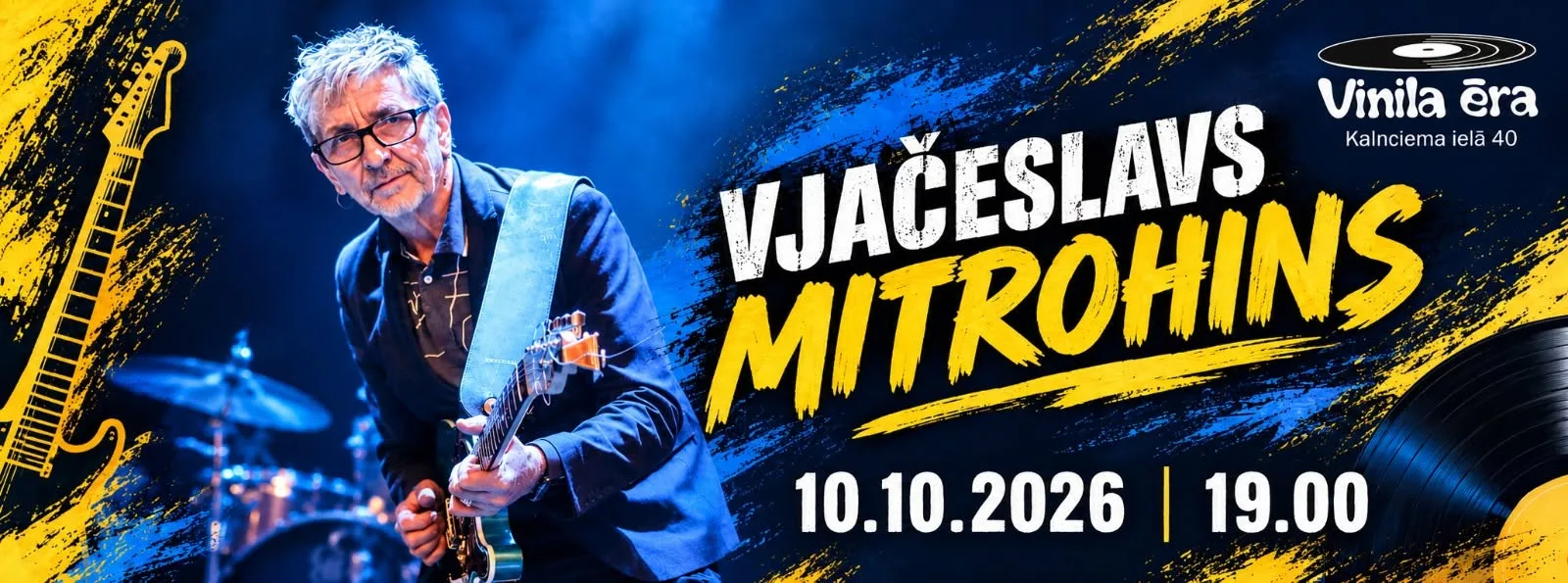 Vyacheslav Mitrokhin concert at the Vinyl Era store